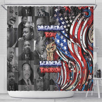 Martin Luther King Jr Day Shower Curtain Dreamers Today Leaders Tomorrow - Wonder Print Shop