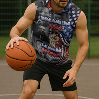 Martin Luther King Jr Day Sleeveless Hoodie Dreamers Today Leaders Tomorrow - Wonder Print Shop