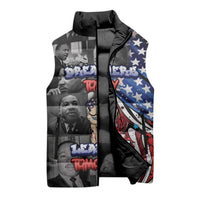 Martin Luther King Jr Day Sleeveless Puffer Jacket Dreamers Today Leaders Tomorrow - Wonder Print Shop