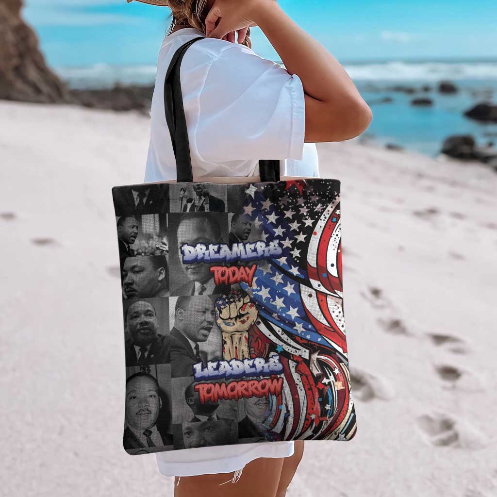 Martin Luther King Jr Day Tote Bag Dreamers Today Leaders Tomorrow - Wonder Print Shop