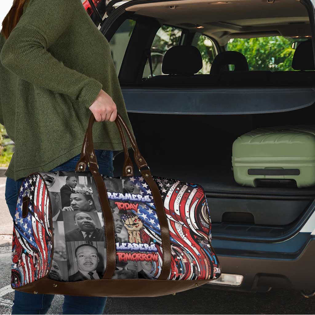 Martin Luther King Jr Day Travel Bag Dreamers Today Leaders Tomorrow - Wonder Print Shop