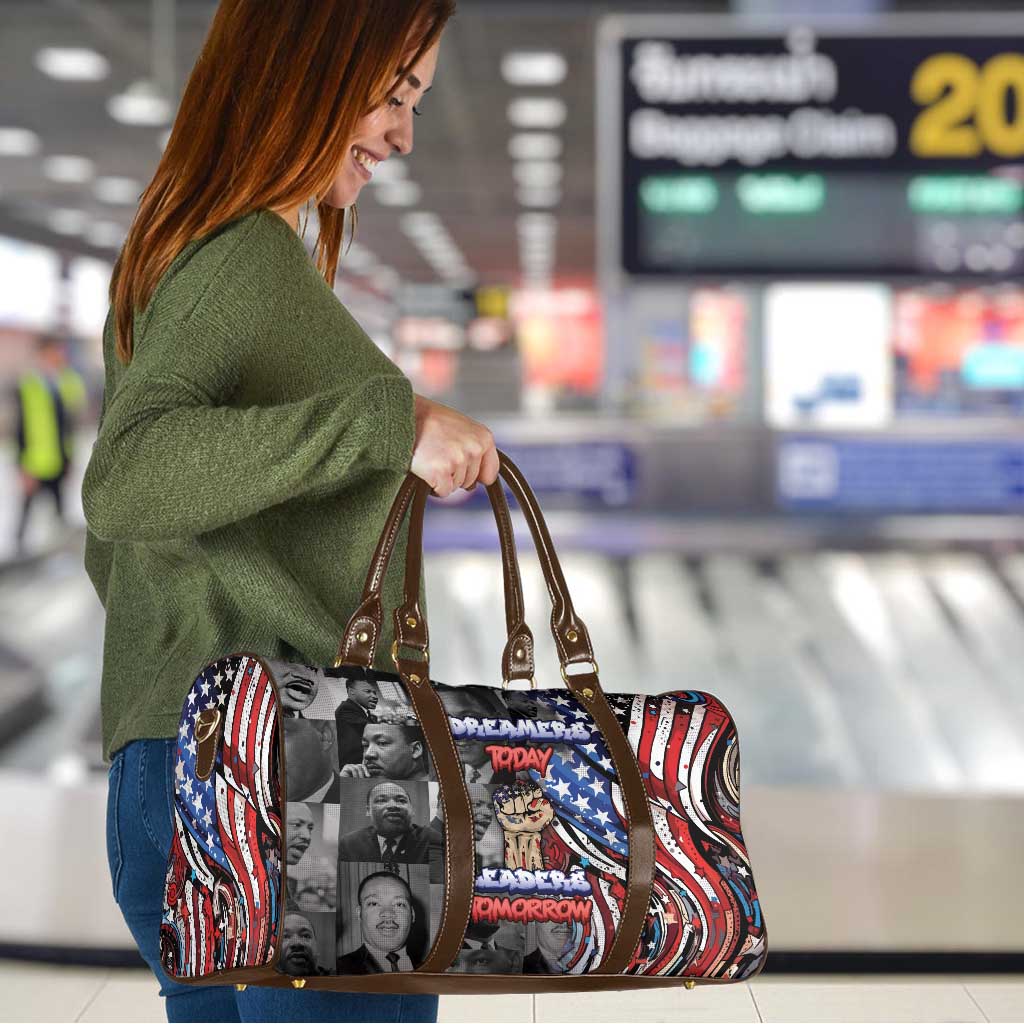 Martin Luther King Jr Day Travel Bag Dreamers Today Leaders Tomorrow - Wonder Print Shop