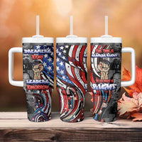 Martin Luther King Jr Day Tumbler With Handle Dreamers Today Leaders Tomorrow - Wonder Print Shop