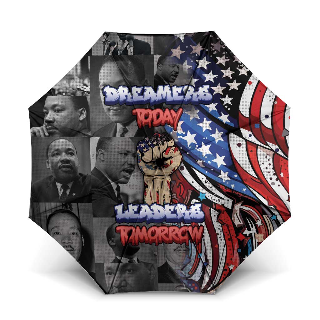 Martin Luther King Jr Day Umbrella Dreamers Today Leaders Tomorrow - Wonder Print Shop