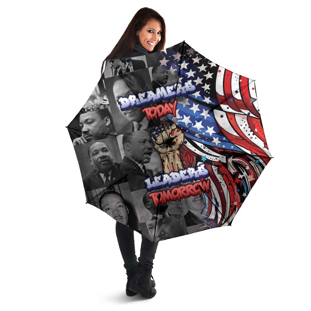 Martin Luther King Jr Day Umbrella Dreamers Today Leaders Tomorrow - Wonder Print Shop