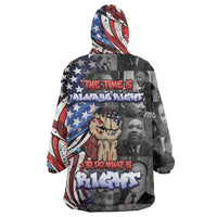 Martin Luther King Jr Day Wearable Blanket Hoodie Dreamers Today Leaders Tomorrow - Wonder Print Shop