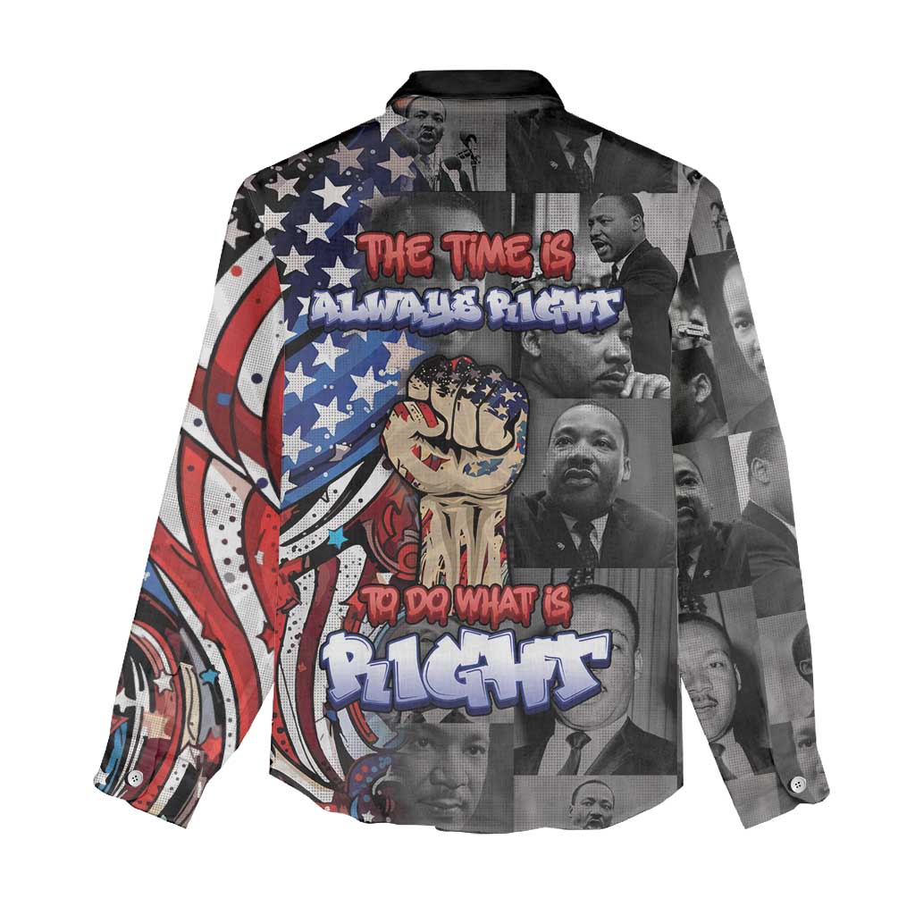 Martin Luther King Jr Day Women Casual Shirt Dreamers Today Leaders Tomorrow - Wonder Print Shop