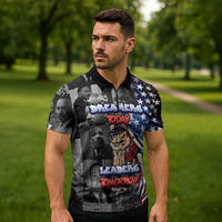 Martin Luther King Jr Day Zipper Polo Shirt Dreamers Today Leaders Tomorrow - Wonder Print Shop