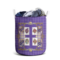 Zodiac Signs Laundry Basket The Air Element Baroque Diamonds Card