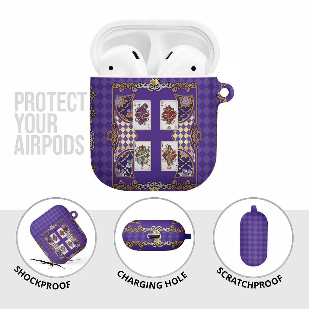 Zodiac Signs AirPods Case The Air Element Baroque Diamonds Card