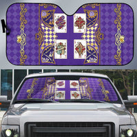 Zodiac Signs Auto Sun Shade The Air Element Baroque Diamonds Card