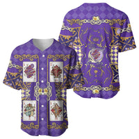 Zodiac Signs Baseball Jersey The Air Element Baroque Diamonds Card
