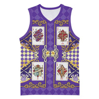 Zodiac Signs Basketball Jersey The Air Element Baroque Diamonds Card
