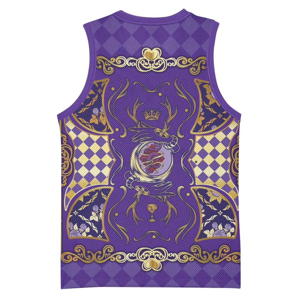 Zodiac Signs Basketball Jersey The Air Element Baroque Diamonds Card