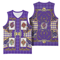 Zodiac Signs Basketball Jersey The Air Element Baroque Diamonds Card