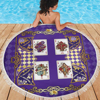 Zodiac Signs Beach Blanket The Air Element Baroque Diamonds Card