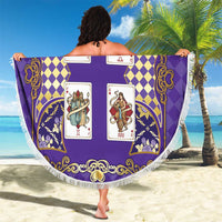 Zodiac Signs Beach Blanket The Air Element Baroque Diamonds Card