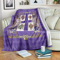 Zodiac Signs Blanket The Air Element Baroque Diamonds Card