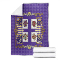 Zodiac Signs Blanket The Air Element Baroque Diamonds Card