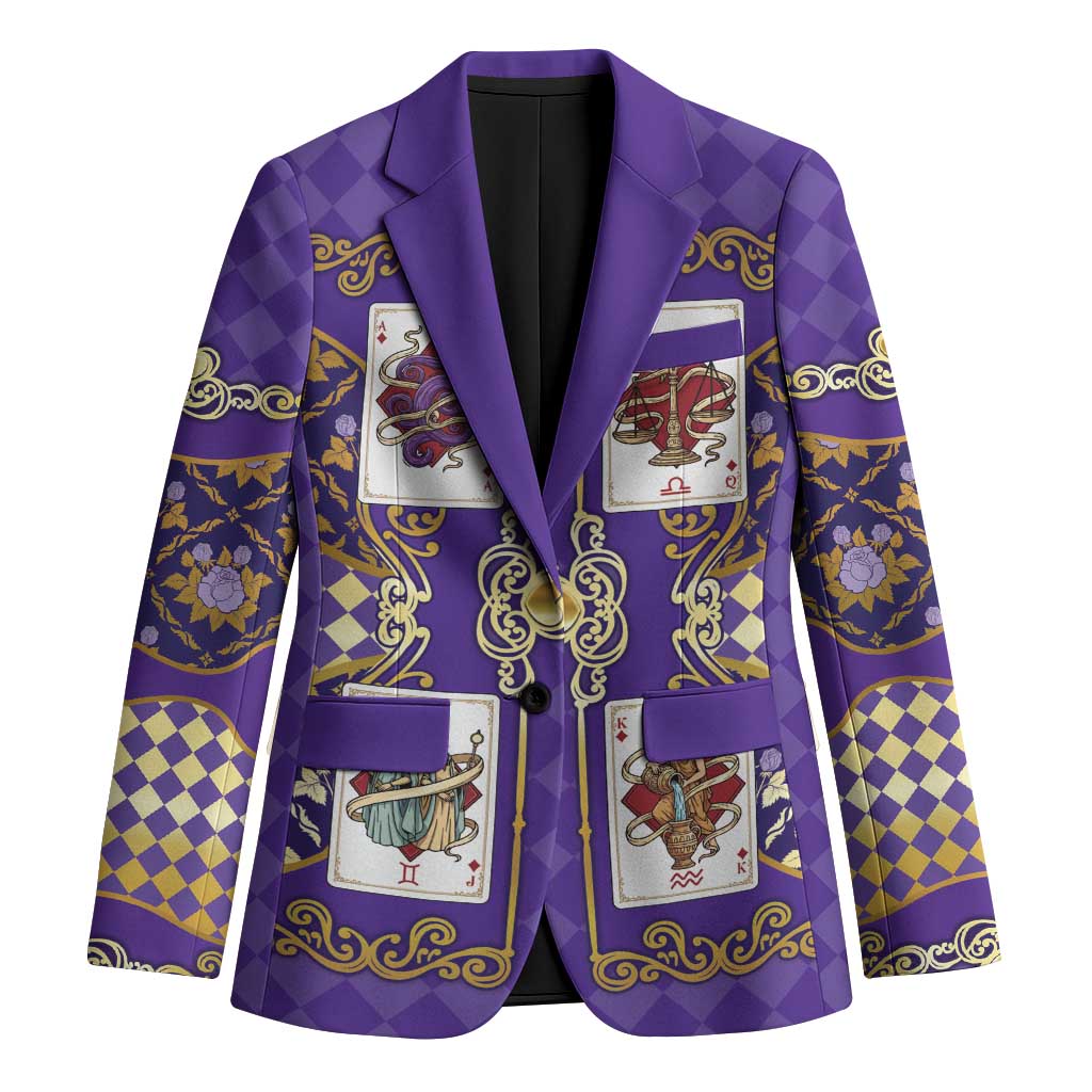 Zodiac Signs Blazer The Air Element Baroque Diamonds Card