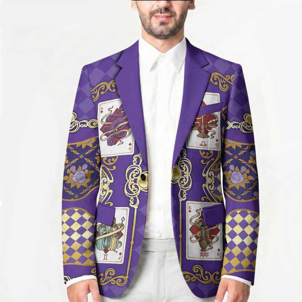 Zodiac Signs Blazer The Air Element Baroque Diamonds Card