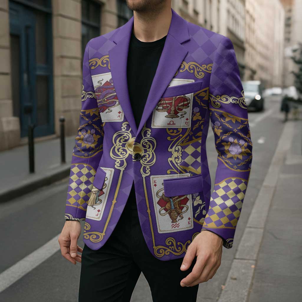 Zodiac Signs Blazer The Air Element Baroque Diamonds Card
