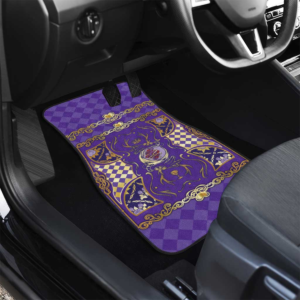 Zodiac Signs Car Mats The Air Element Baroque Diamonds Card