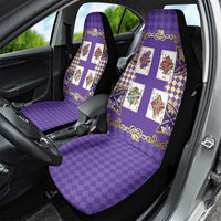 Zodiac Signs Car Seat Cover The Air Element Baroque Diamonds Card