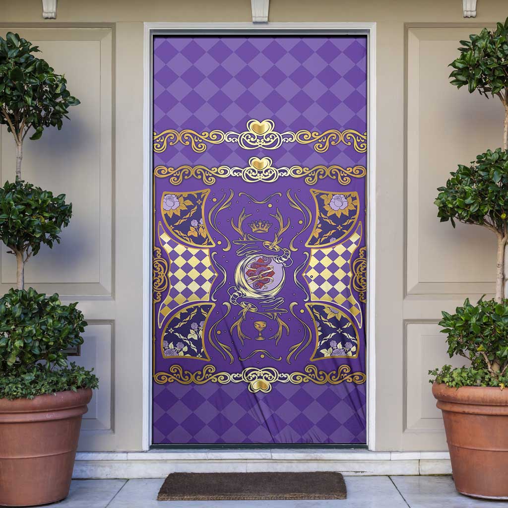 Zodiac Signs Door Cover The Air Element Baroque Diamonds Card