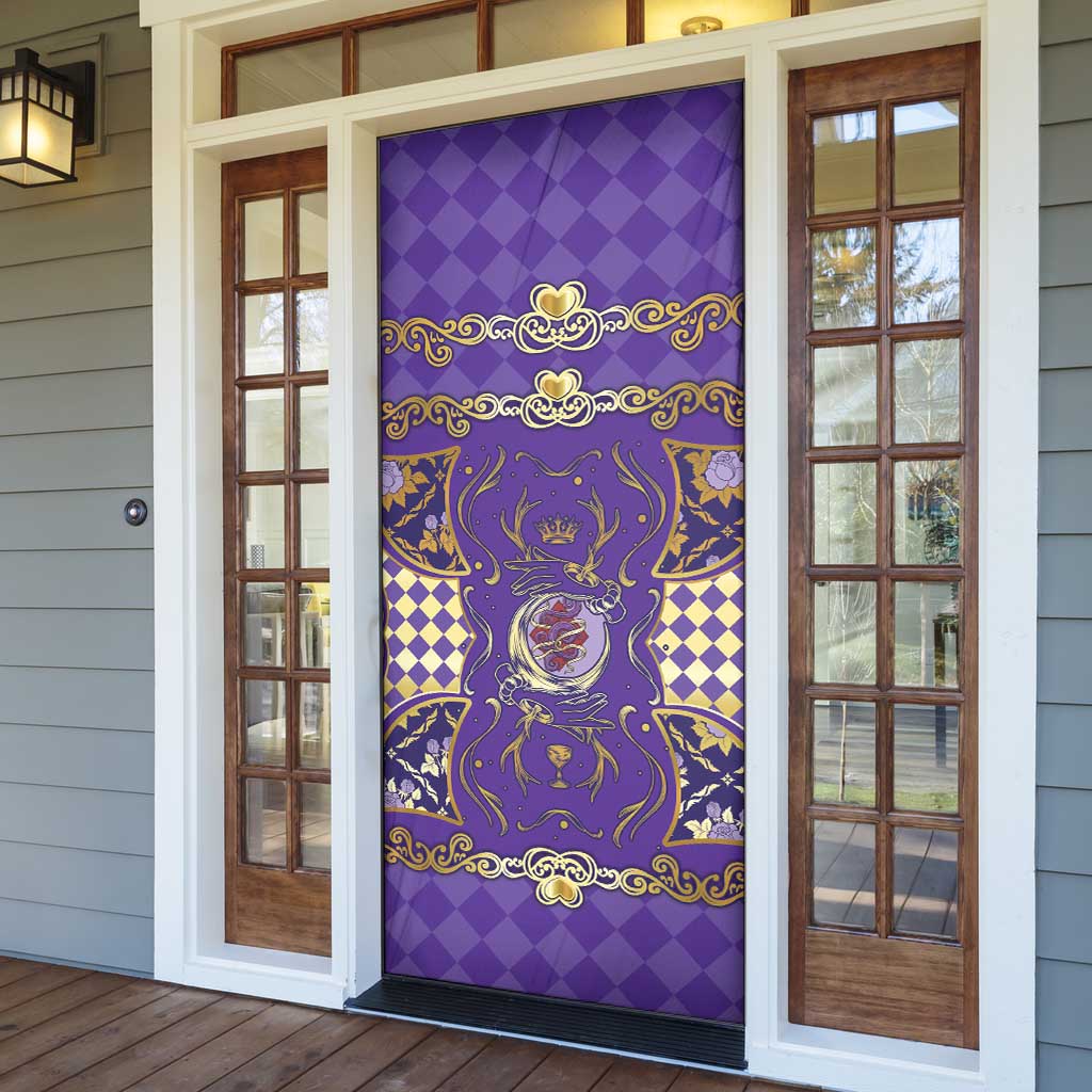 Zodiac Signs Door Cover The Air Element Baroque Diamonds Card