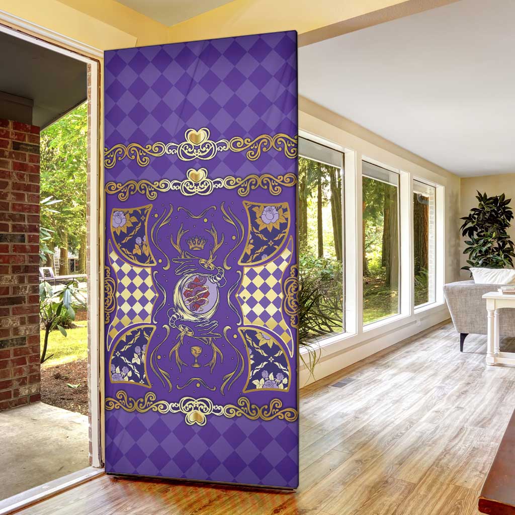 Zodiac Signs Door Cover The Air Element Baroque Diamonds Card