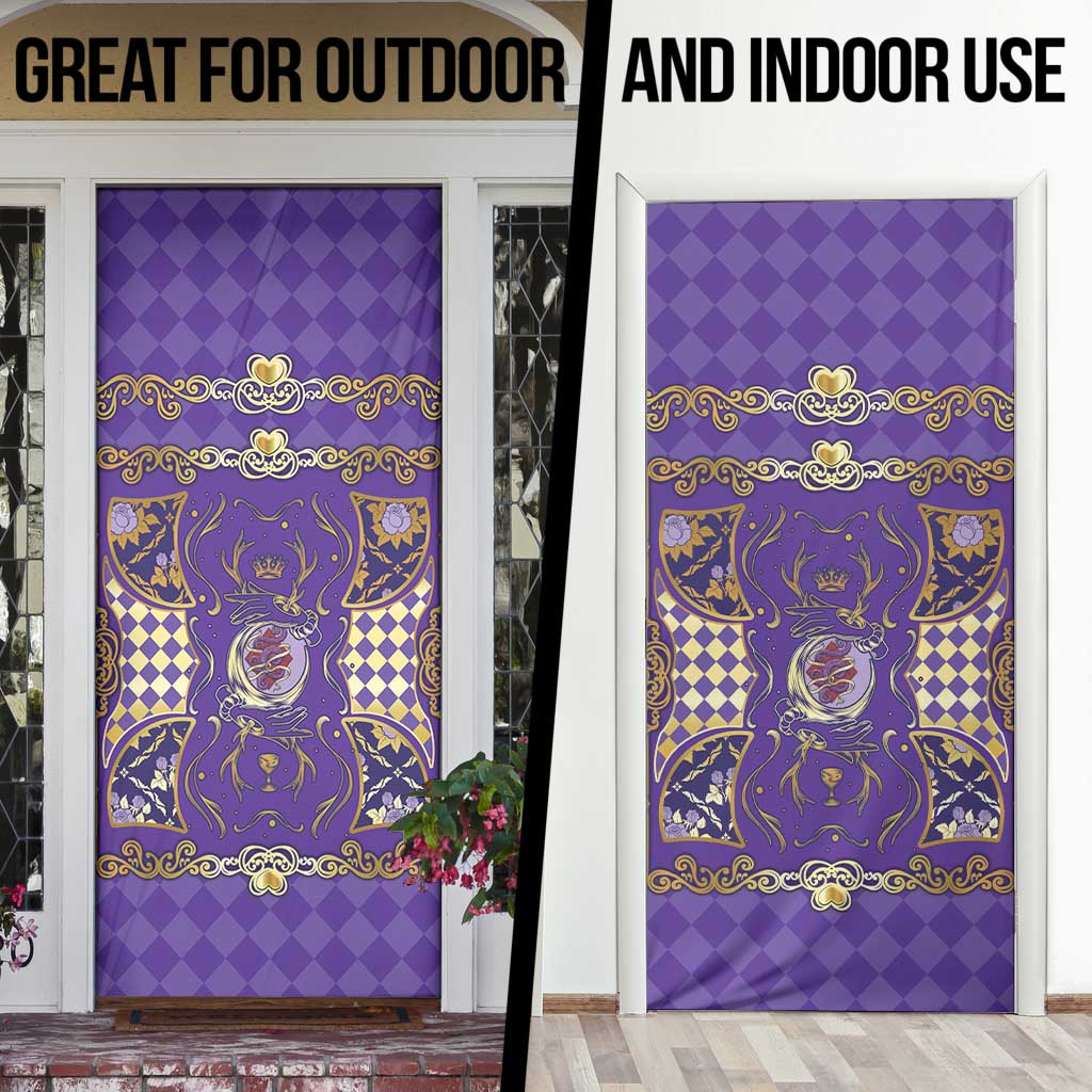 Zodiac Signs Door Cover The Air Element Baroque Diamonds Card