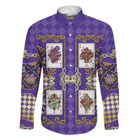 Zodiac Signs Family Matching Off The Shoulder Long Sleeve Dress and Hawaiian Shirt The Air Element Baroque Diamonds Card