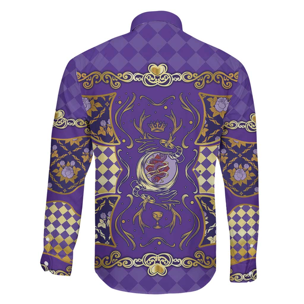 Zodiac Signs Family Matching Off The Shoulder Long Sleeve Dress and Hawaiian Shirt The Air Element Baroque Diamonds Card