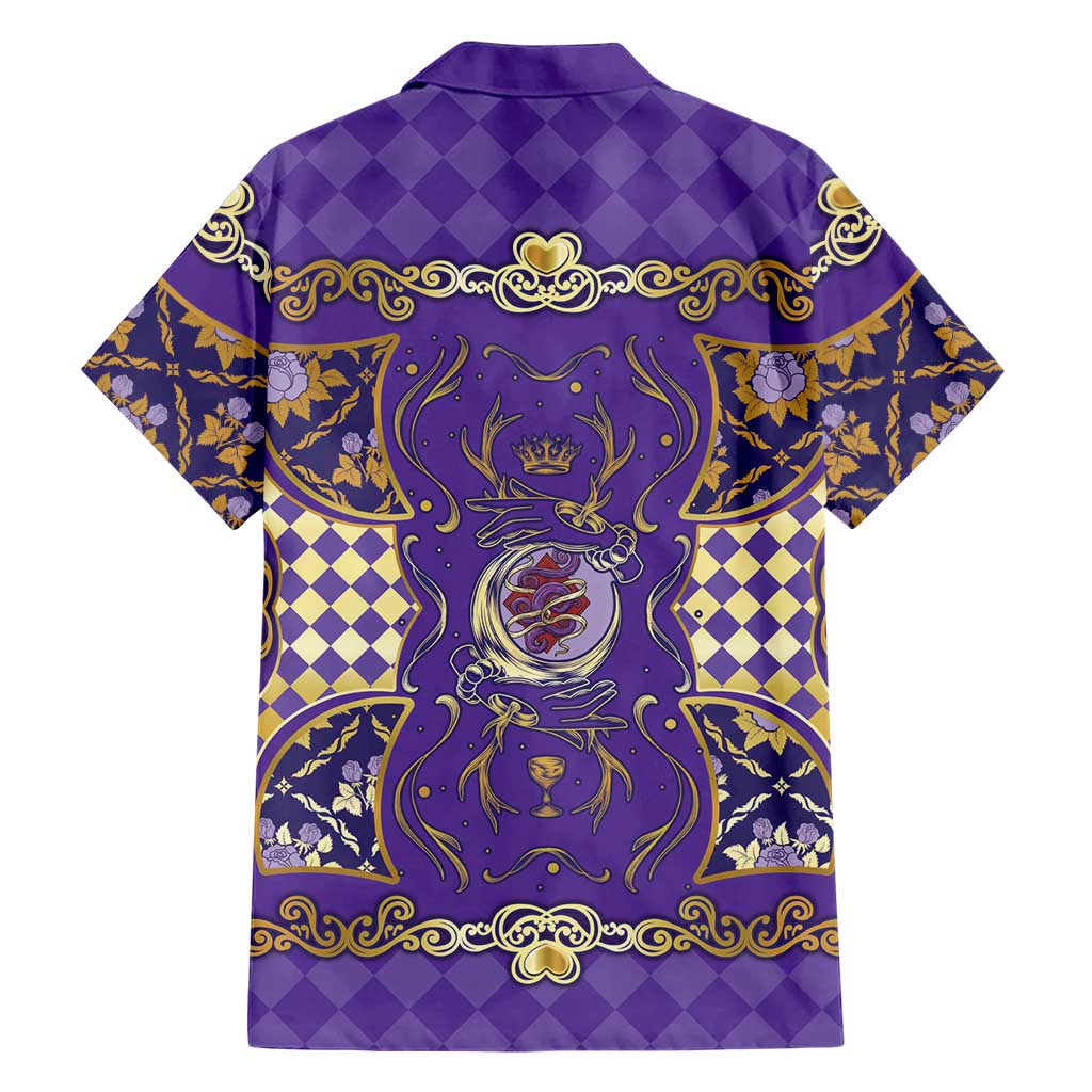 Zodiac Signs Family Matching Puletasi and Hawaiian Shirt The Air Element Baroque Diamonds Card