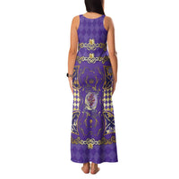 Zodiac Signs Family Matching Tank Maxi Dress and Hawaiian Shirt The Air Element Baroque Diamonds Card