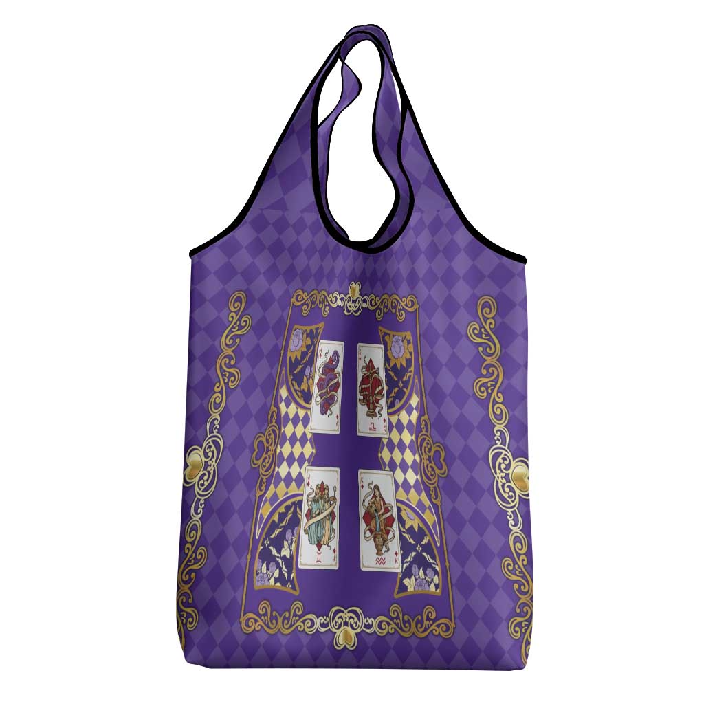 Zodiac Signs Grocery Bag The Air Element Baroque Diamonds Card