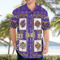 Zodiac Signs Hawaiian Shirt The Air Element Baroque Diamonds Card