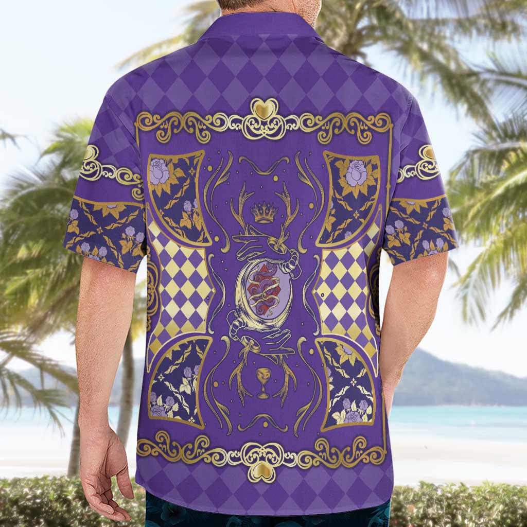 Zodiac Signs Hawaiian Shirt The Air Element Baroque Diamonds Card