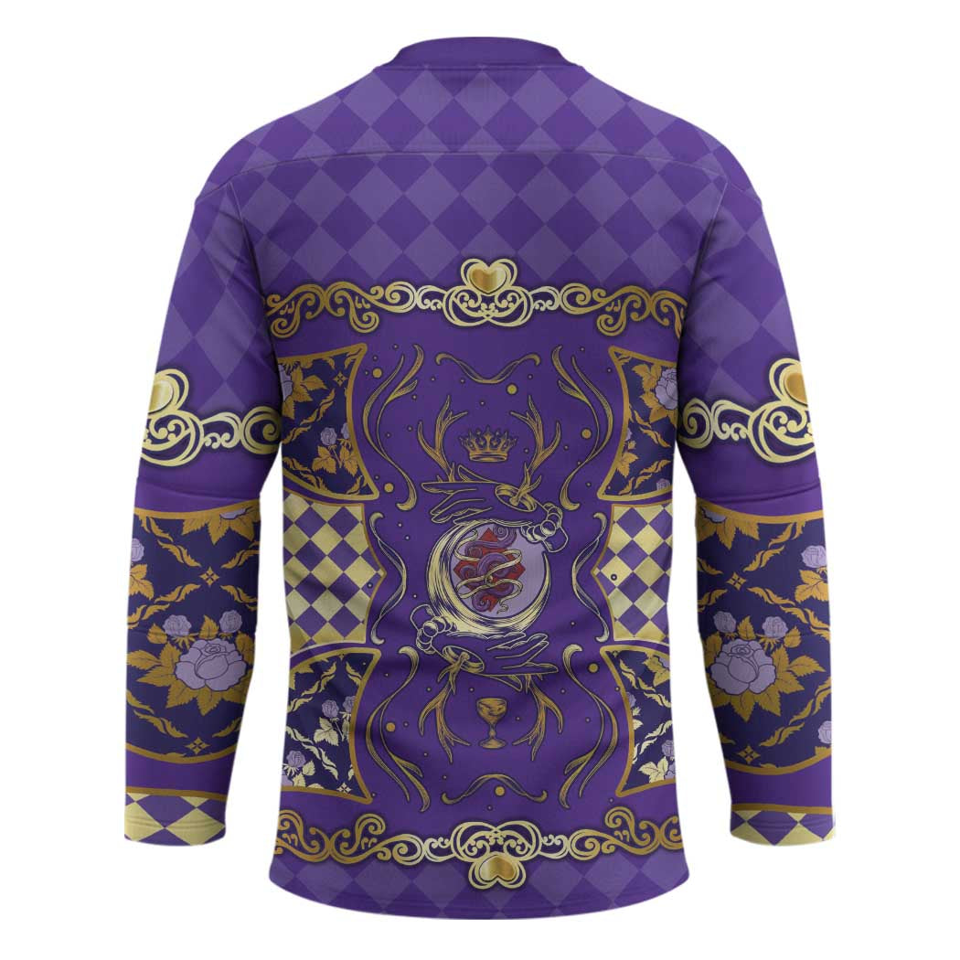 Zodiac Signs Hockey Jersey The Air Element Baroque Diamonds Card