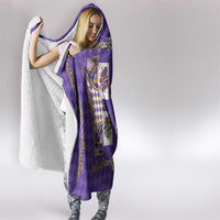 Zodiac Signs Hooded Blanket The Air Element Baroque Diamonds Card