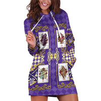 Zodiac Signs Hoodie Dress The Air Element Baroque Diamonds Card