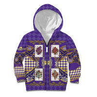 Zodiac Signs Kid Hoodie The Air Element Baroque Diamonds Card