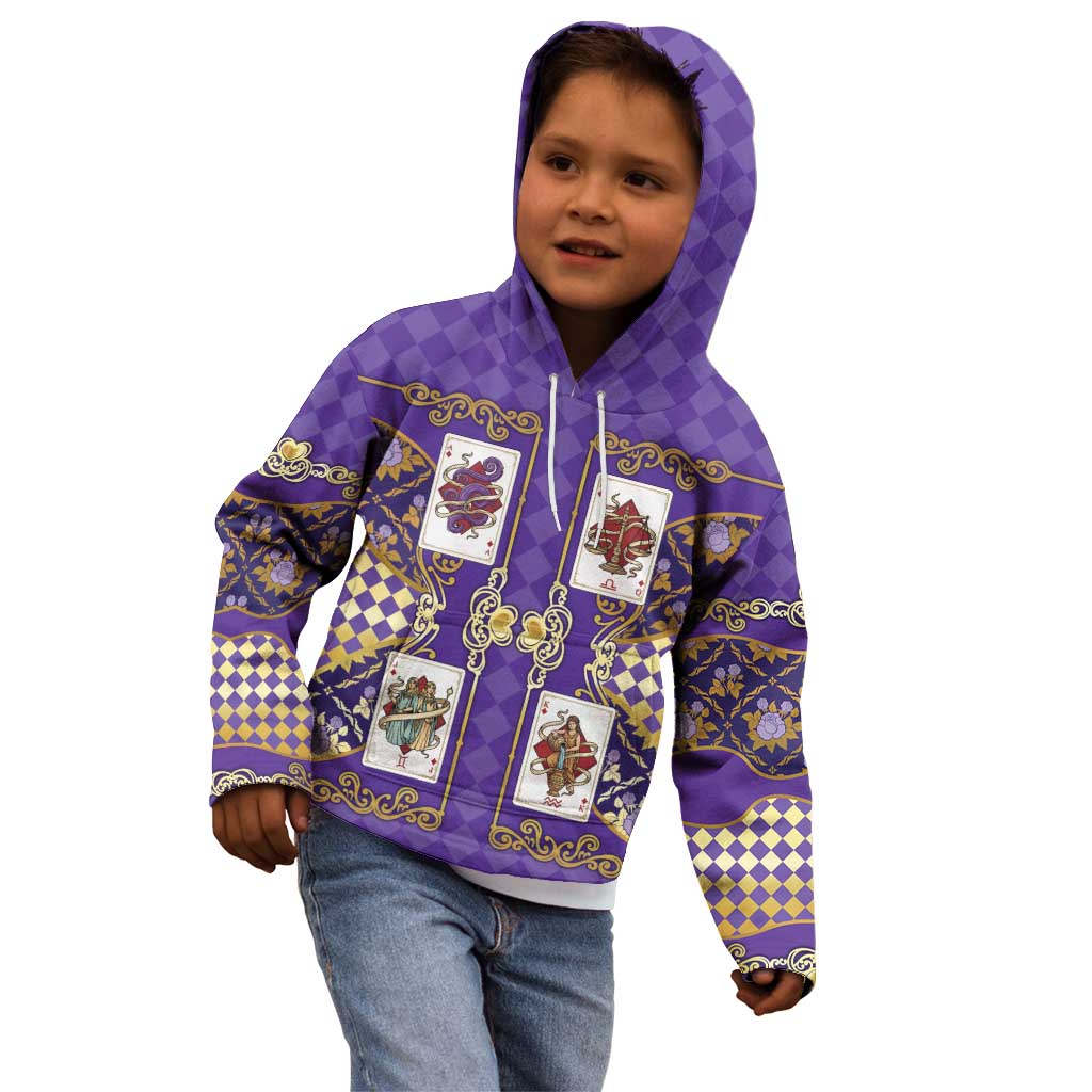 Zodiac Signs Kid Hoodie The Air Element Baroque Diamonds Card