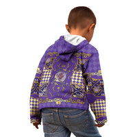 Zodiac Signs Kid Hoodie The Air Element Baroque Diamonds Card