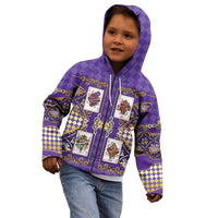 Zodiac Signs Kid Hoodie The Air Element Baroque Diamonds Card