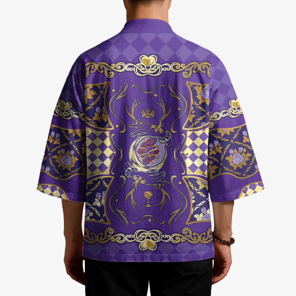 Zodiac Signs Kimono The Air Element Baroque Diamonds Card