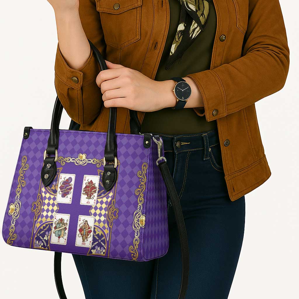 Zodiac Signs Leather Bag The Air Element Baroque Diamonds Card