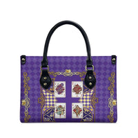Zodiac Signs Leather Bag The Air Element Baroque Diamonds Card
