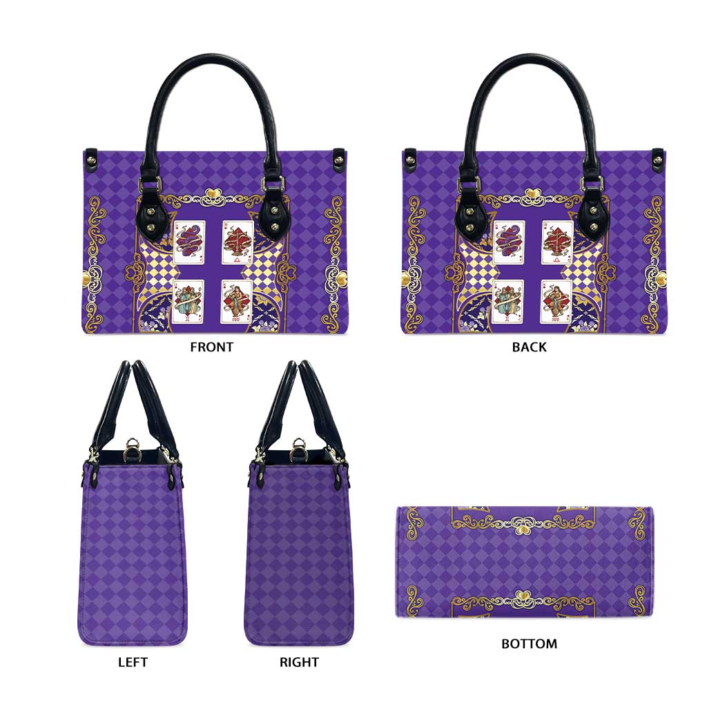 Zodiac Signs Leather Bag The Air Element Baroque Diamonds Card